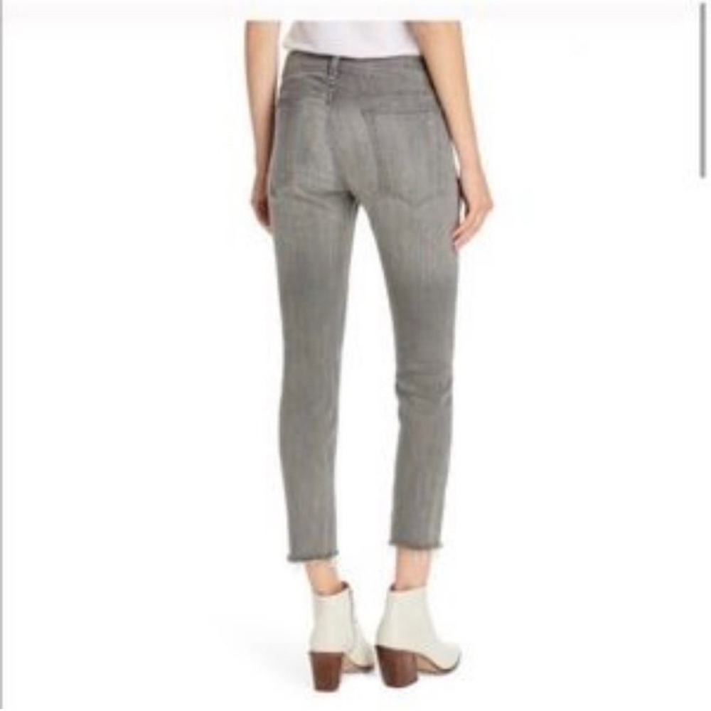 1223 NWOT Rag&Bone Dre Low rise ankle slim boyfriend Grey Jeans. Sz28